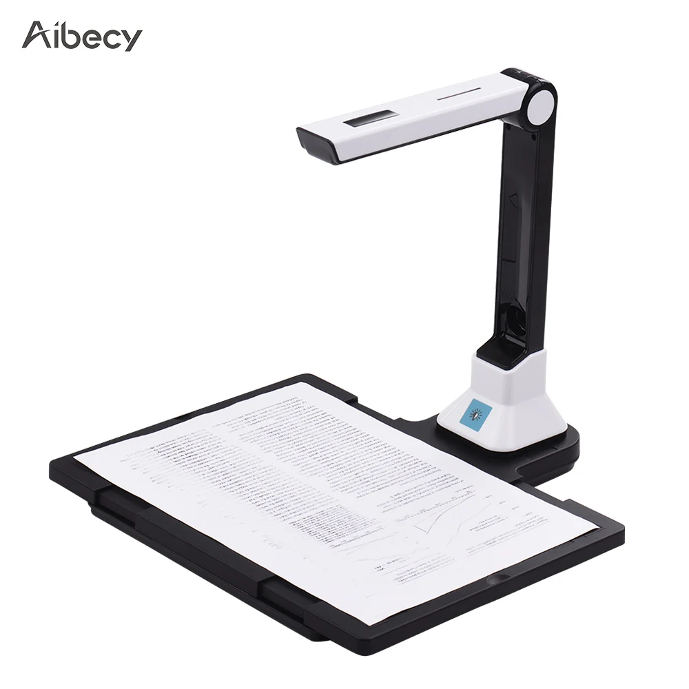 Aibecy BK50 Портативный 10 мегапиксельный сканер для книг высокой четкости сканер документов с тарелка из твердого пластика для A4 файл сканер
