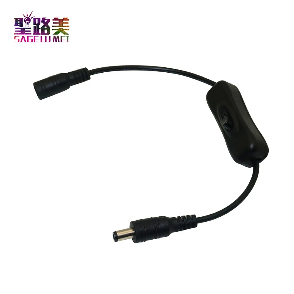 1 шт. DC 5 в 12 В 24 кнопочный переключатель Женский Мужской Разъем для 3528 5050 2835 5630