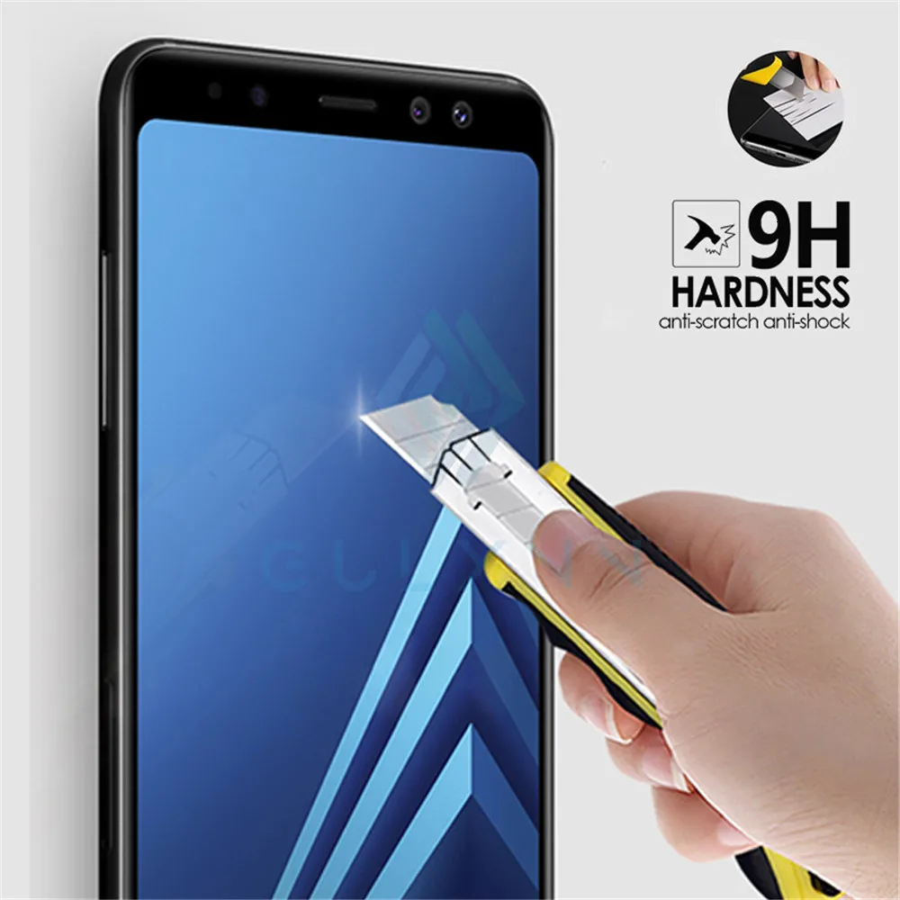3D защитное полное покрытие из закаленного стекла для Samsung Galaxy A3 A5 A7 A6 A8 Plus Защитная пленка для экрана для J2 J4 Core