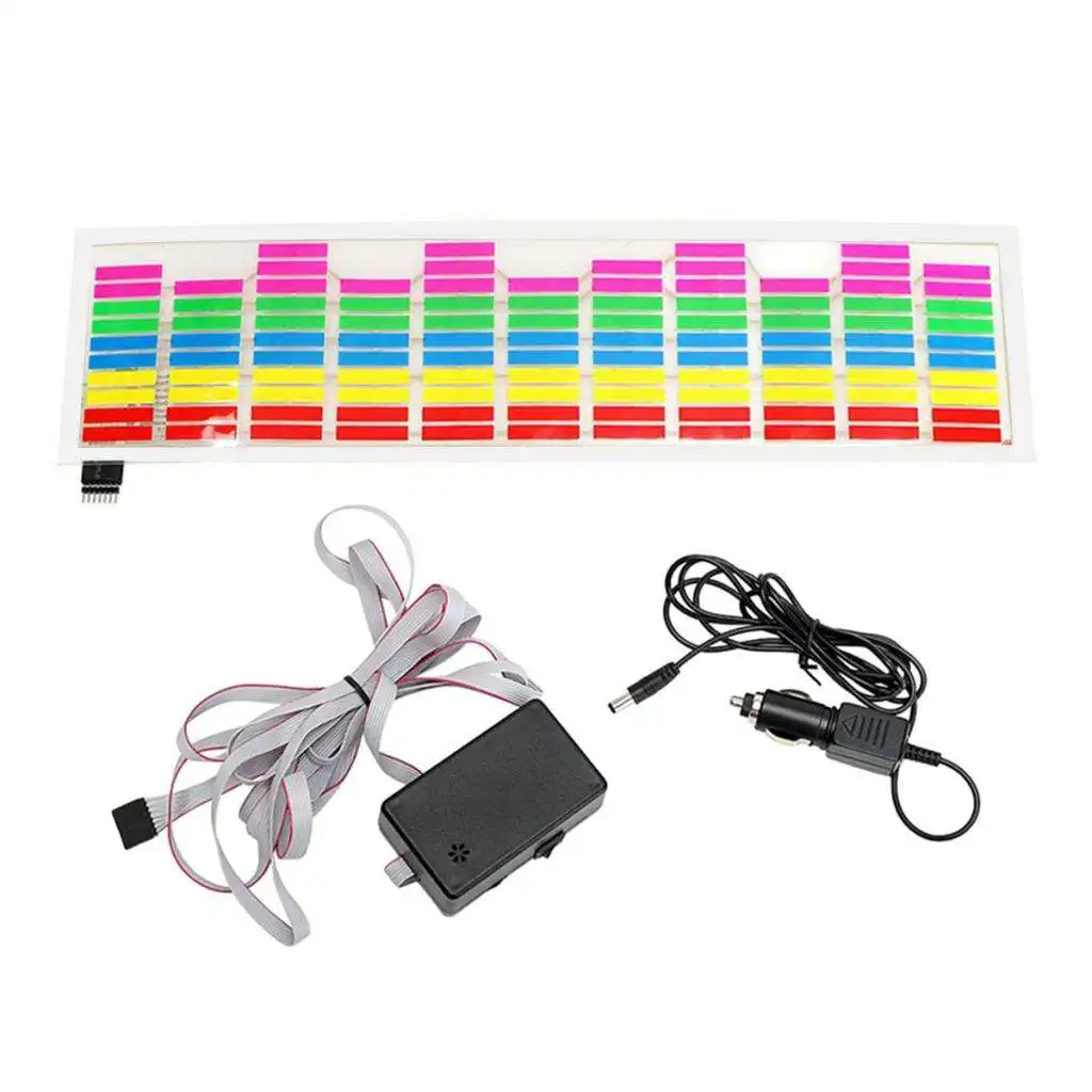 Автомобильные наклейки со звуковой музыкой и активацией яркий эквалайзер