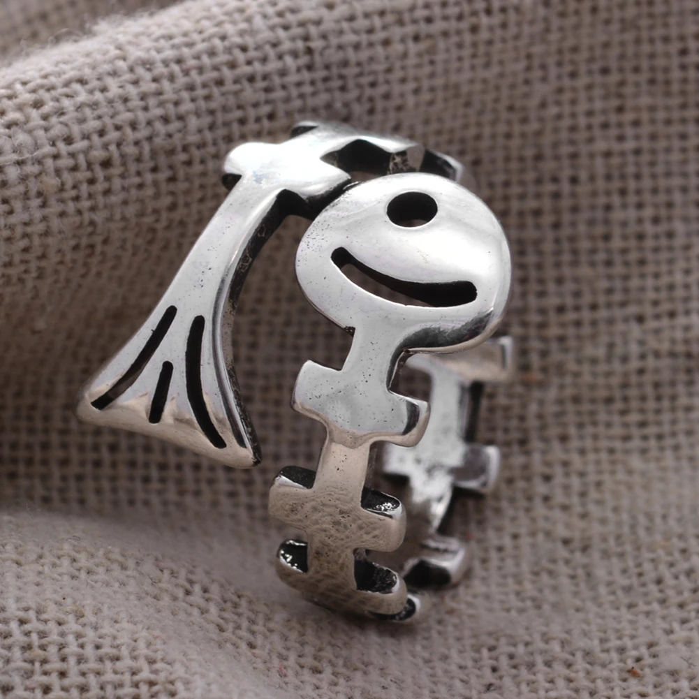 

2023 New Arrival Trendy Fish Bone Thai Silver Ladies Ring Original Jewelry For Women Birthday Gift No Fade