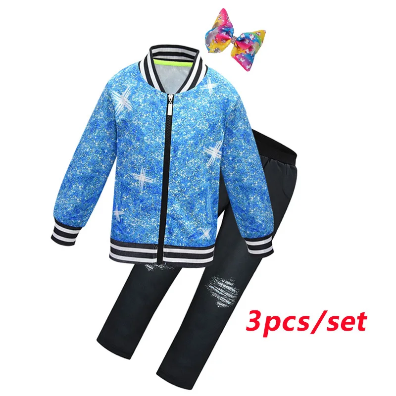 Одежда для маленьких девочек Зимние детские спортивные костюмы Комплекты одежды