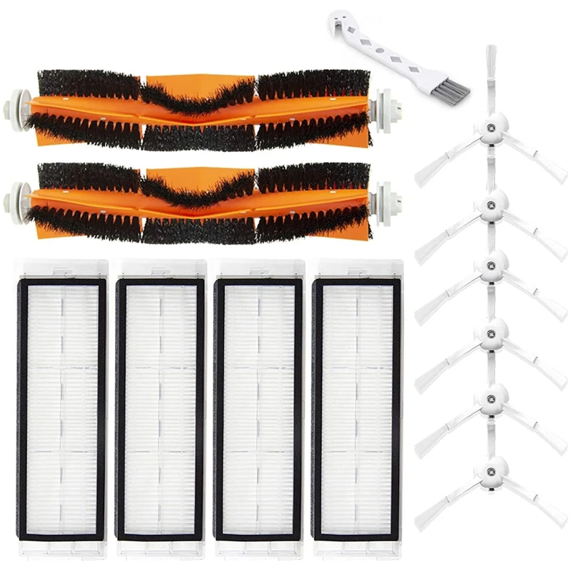 

Подходит для робота-пылесоса Xiaomi Roborock S5 E3 E35, фильтр, роликовая щетка, боковая щетка, инструмент для очистки