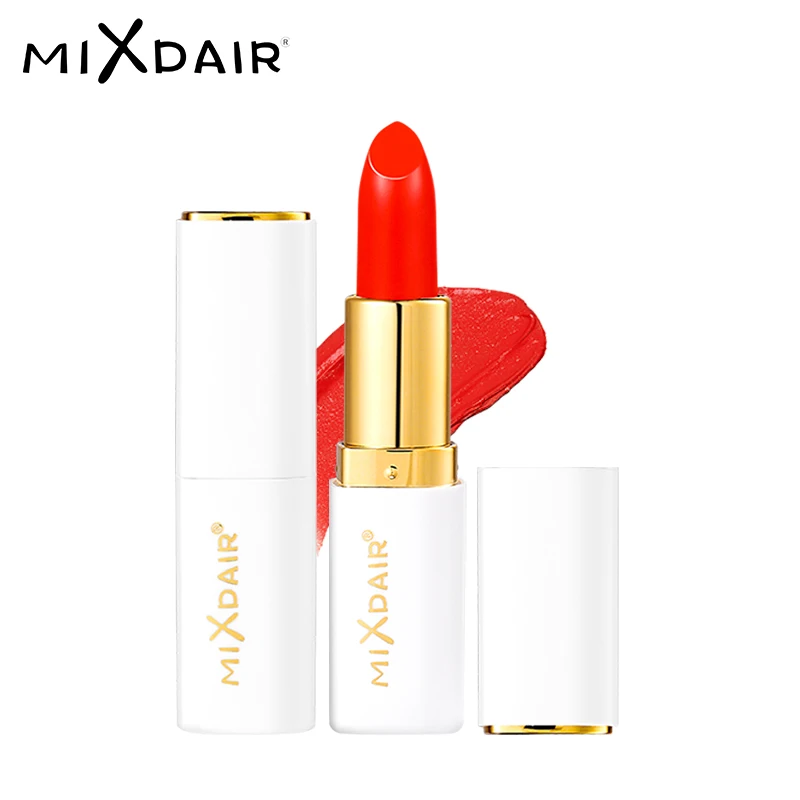 Матовая водостойкая бархатная помада MIXDAIR для длительного действия