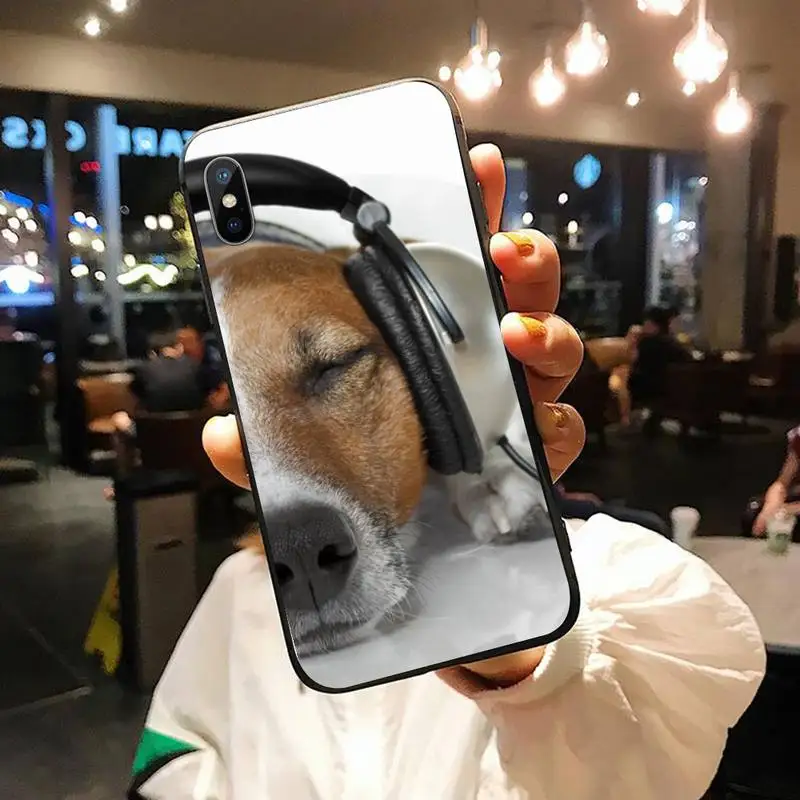 

Jack Russell Terrier Dog cute animel luxury Phone Case funda for iPhone 11 12 pro XS MAX 8 7 6 6S Plus X 5S SE 2020 XR