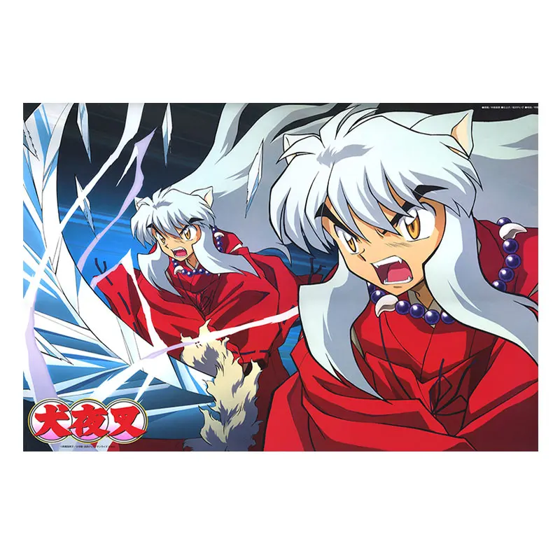 

Inuyasha Anime Poster And Prints Classic Japanese Animation Canvas Painting TV Living Room Home Bar Decoration Wall Art Pictures