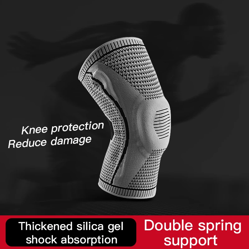 

Thickening Knitting Football Volleyball Extreme Sports Knee Pads Brace Support Protect Cycling Knee Protector Kneepad Rodilleras