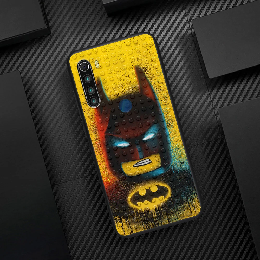 

LEGOS Phone Case Cover Hull For XIAOMI Redmi 7 7A 8 8A 9 9C Note 6 7 8 9 9S K20 Pro K30 black Bumper Silicone Hoesjes Soft Prime
