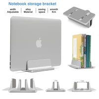 alloy standing desk laptop stand storage adjustable book tablet notebook holder for macbook pro air dell ipad laptop accessories
