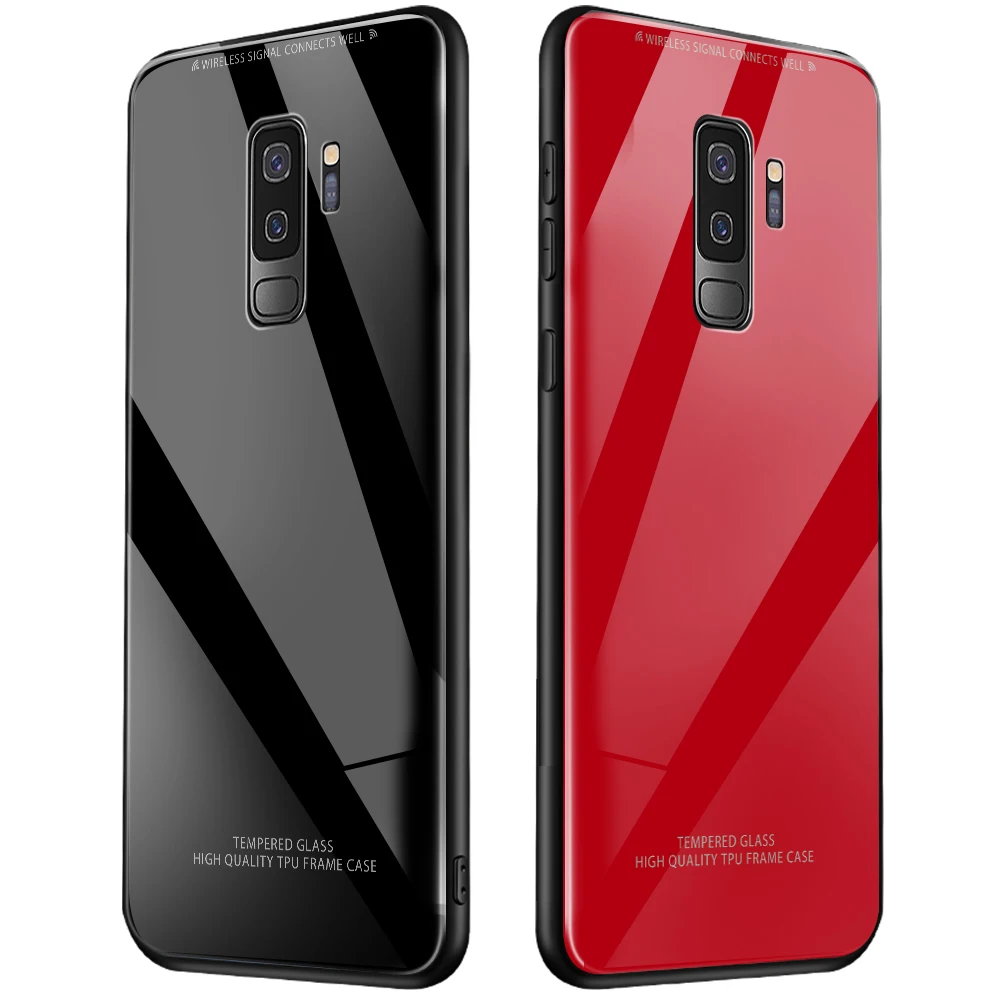 

Protective Cases For Samsung Galaxy A70 A50 A10 S10E S10 S9 S8 Plus Plain Tempered Glass Funda For Samsung Galaxy A9 A7 2018