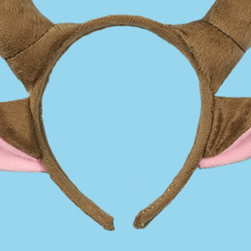 Y1UE Животное Корова Косплей Милые Фантазийные Карнавальные Партии Аксессуары Подарки с Ободками на Голову с Рогами, Хвостом и Бабочкой для Взрослых и Детей.