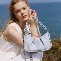 fashion women bags new 2021 elegant ladies shopper shoulder underarm bags with acrylic chain decoration luxury female handbags