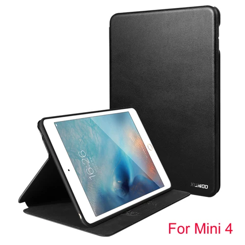 Для iPad Pro 10,5 флип-чехол Xundd роскошный противоударный чехол из искусственной кожи для iPad 9,7 / iPad Mini 4 чехол-кошелек - Цвет: Black-iPad mini 4
