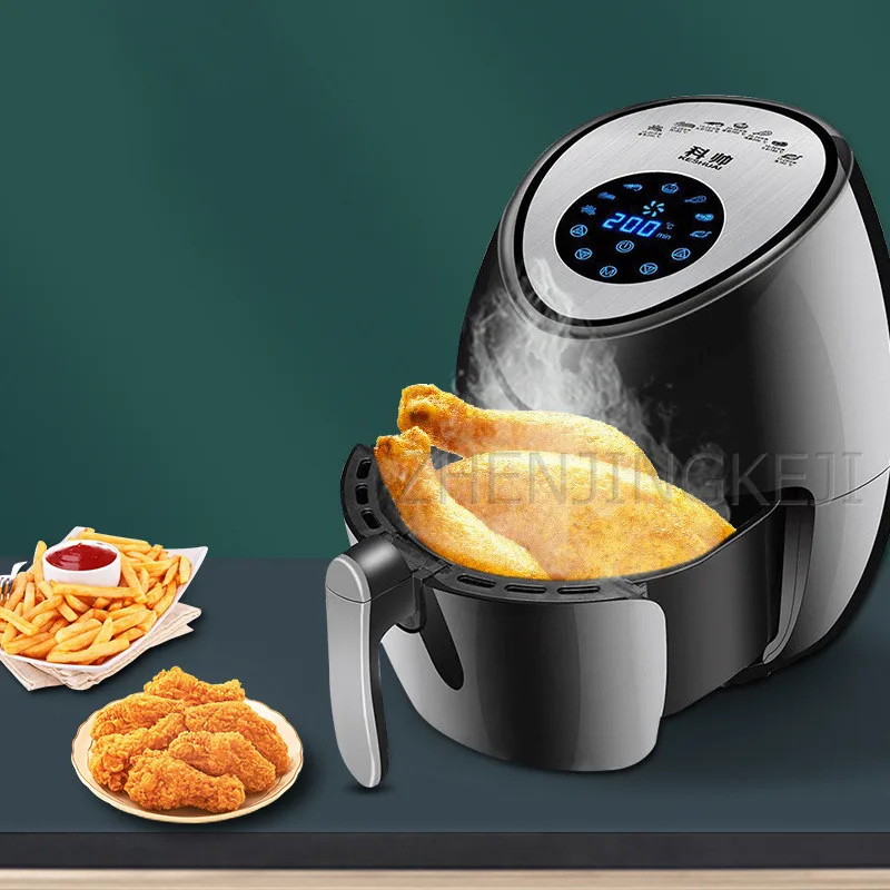 

Air Fryer Home Touch Screen Intelligent Electric Fryer No Oily Smoke Multifunction French Fries Machine Airfryer For Kitchen