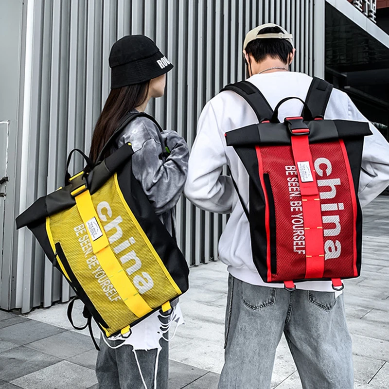 Nueva mochila de moda Para hombres, mochila Para estudiantes de secundaria, mochila...