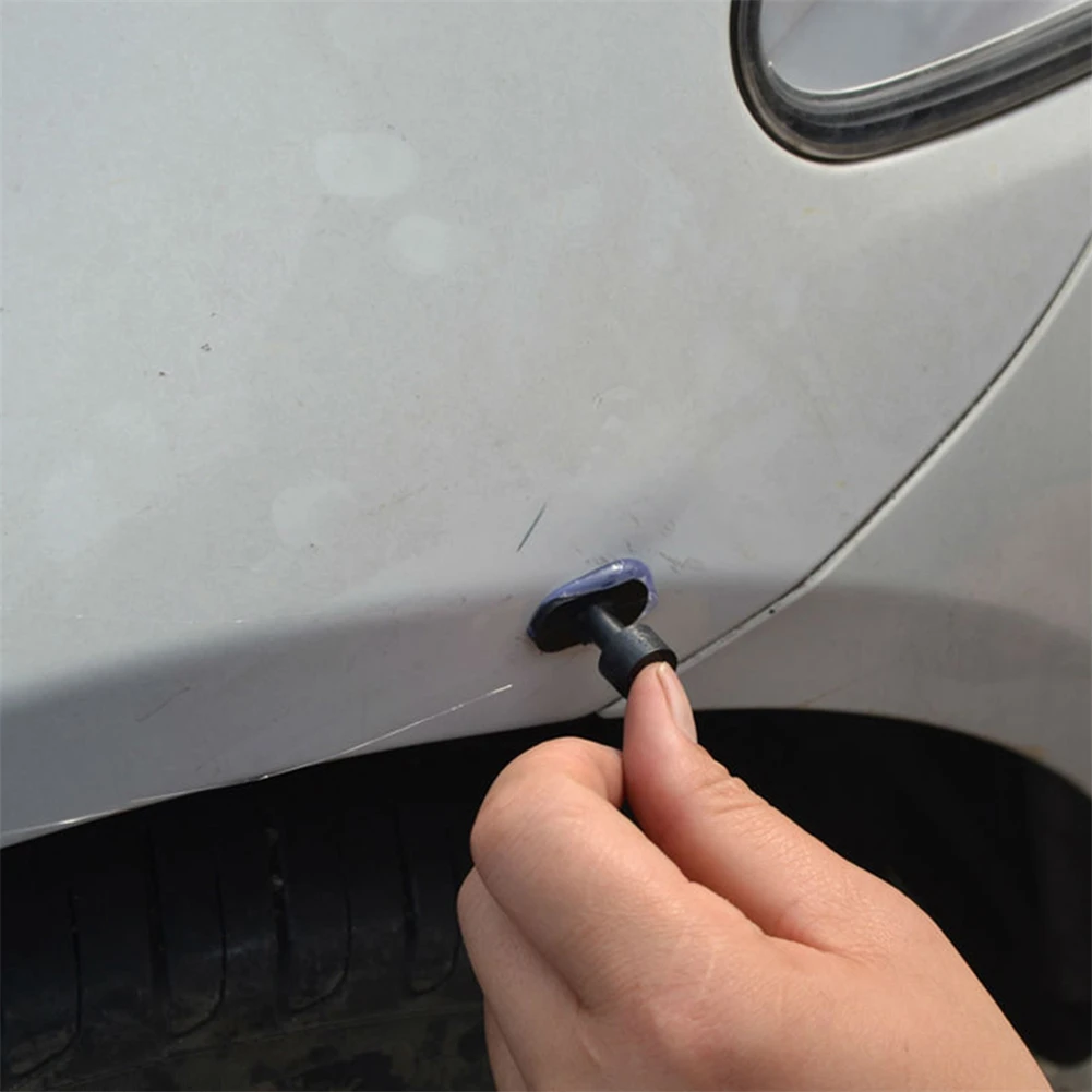 

12pcs/set Black Plastic Gasket Automobile Sheet Metal Repair Gasket Dent Removal Gasket Car Repair Tool Dent Puller Suction Cup