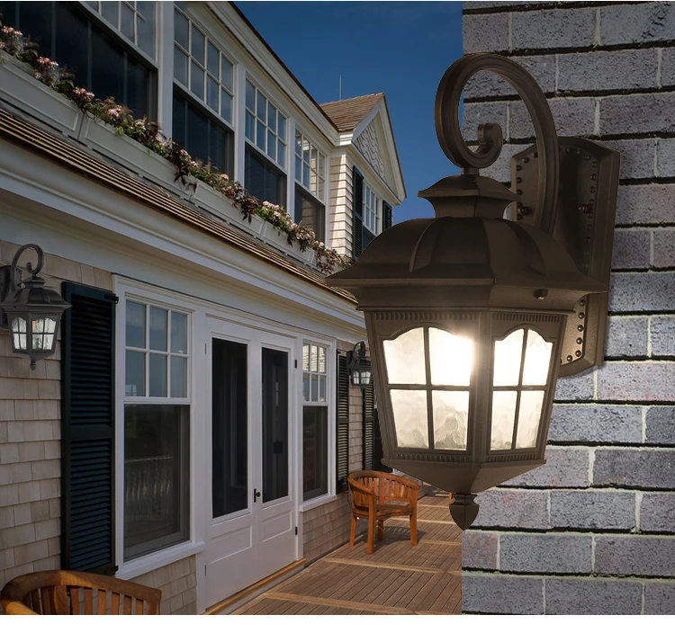 Уличная Водонепроницаемая настенная лампа в европейском стиле настенный