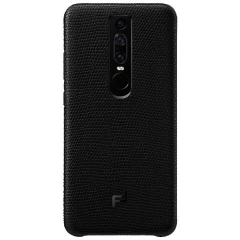 Официальный huawei mate RS huawei дизайн натуральная кожа задняя крышка чехол Жесткий PC оболочка с керамическим логотипом для mate RS - Цвет: Black
