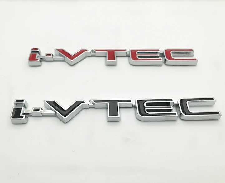 

3D красный логотип IVTEC, металлический Стайлинг автомобиля, Женский значок кузова, наклейка из цинкового сплава для Honda Civic Accord Odyssey Spirior CRV SUV