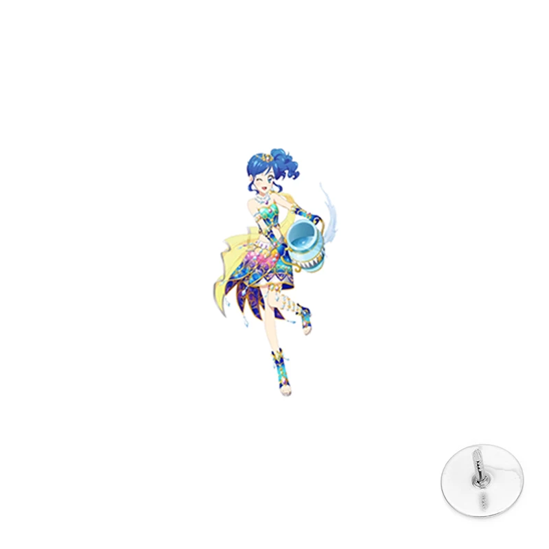 Bandai Aikatsu Kiriya Aoi персонажи формы акриловые заколки для лацканов эпоксидная смола