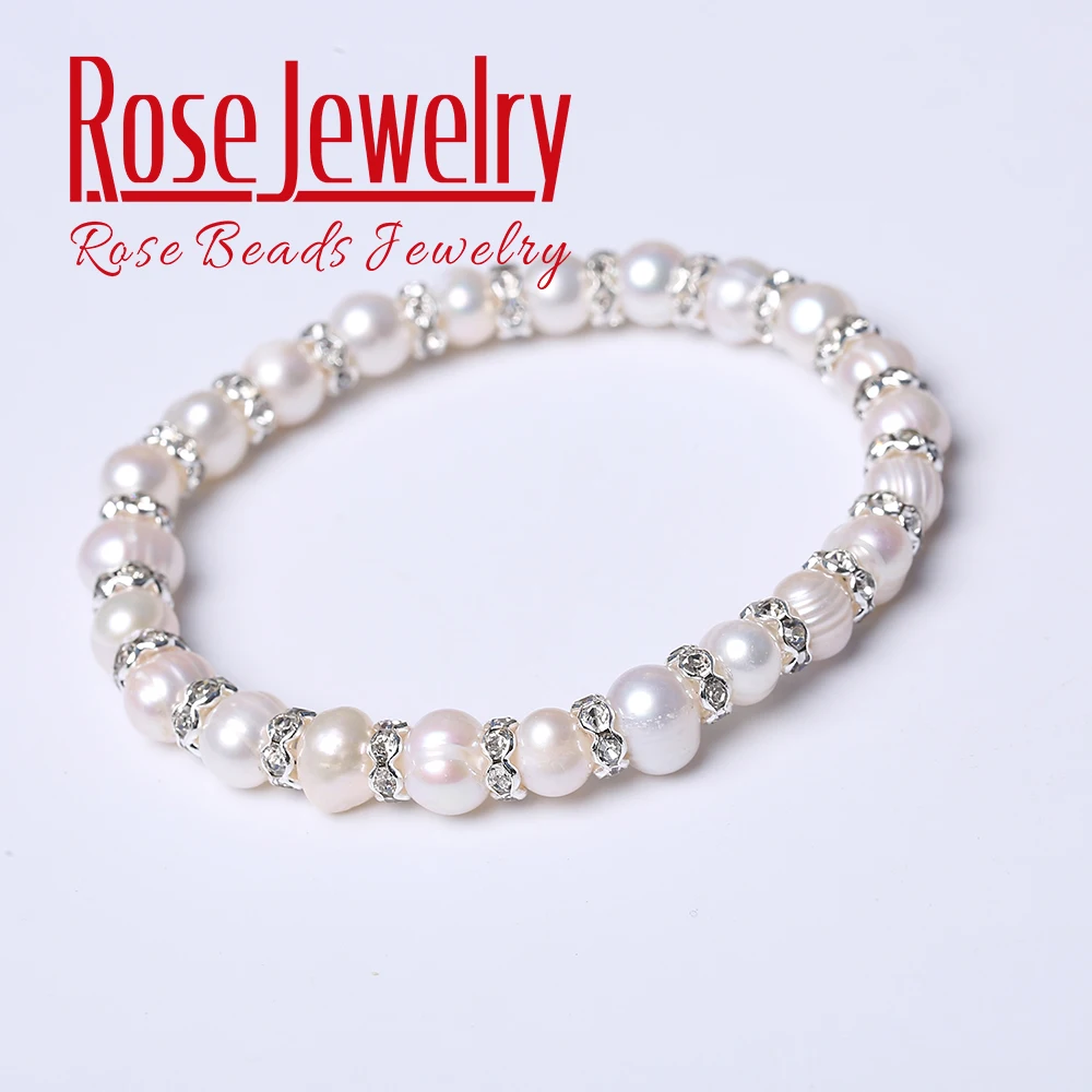 Бесплатная доставка 4A Качество Натуральная пресноводная жемчужина белый жемчуг