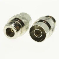 n to n cable coax connector socket n female jack to n male quick directly push on plug brass straight rf coaxial adapters