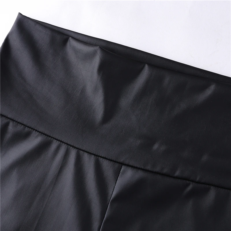 

Spring Women Pu Leather Pants Black Sexy Stretch Bodycon Trousers Women High Waist Long Casual Pencil Pants S-2XL