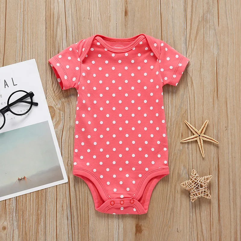 5 шт./лот комбинезон для маленьких мальчиков и девочек высокое качество 100% хлопок