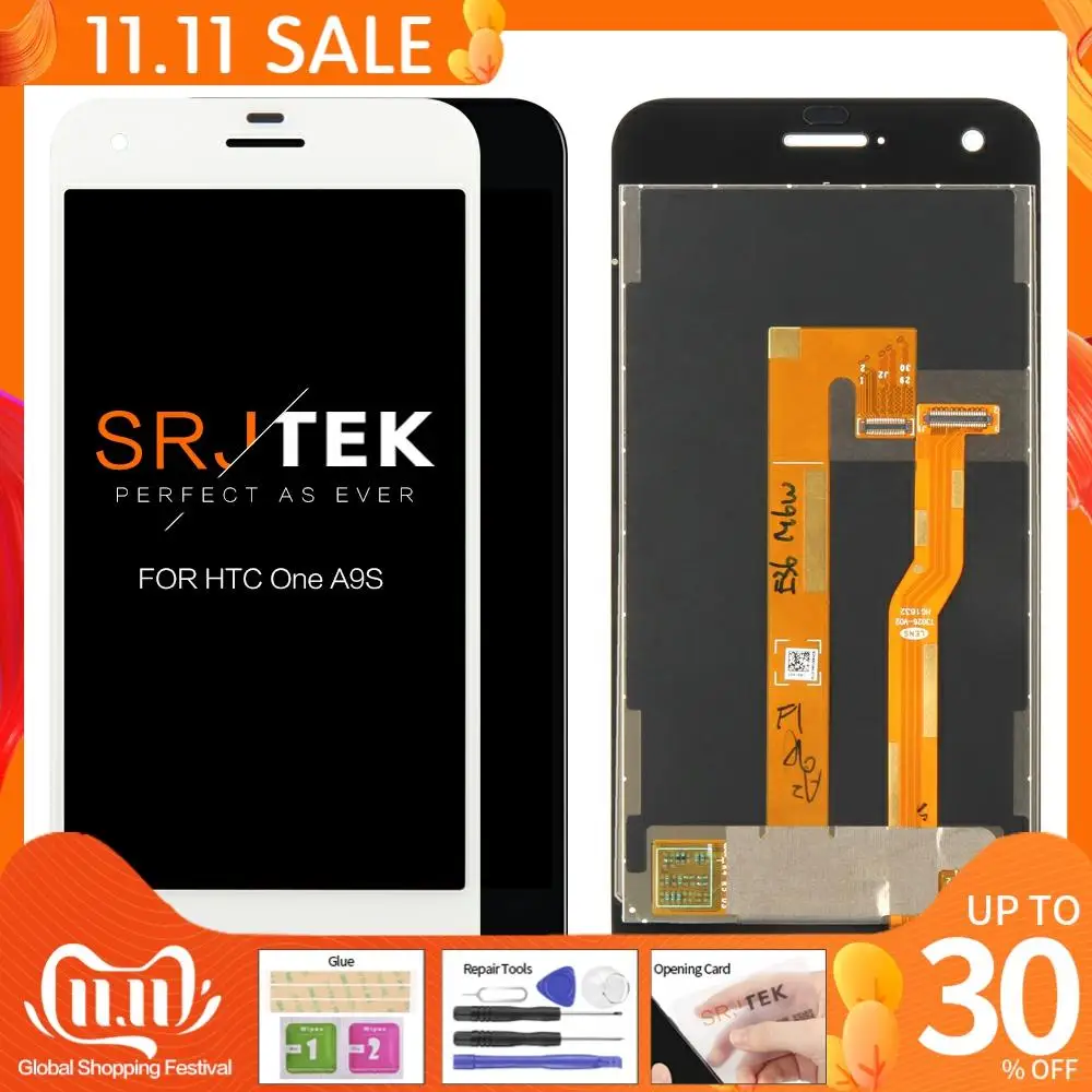 100% протестированный 5 0 &quot720x1280 пикселей супер ЖК дисплей для HTC ONE A9s кодирующий