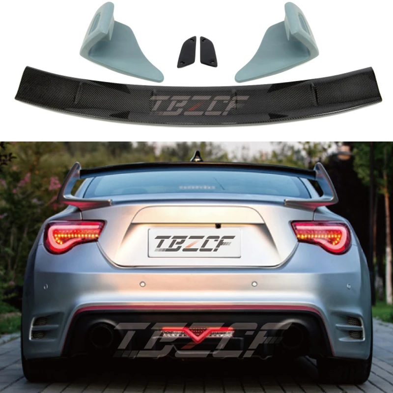 Стайлинг автомобиля FRP стекловолокно + углеродное волокно Неокрашенный задний