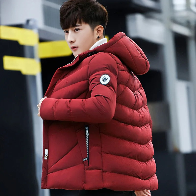 Для мужчин's зимняя куртка прилив бренд одежда круглый вырез сделают вас более