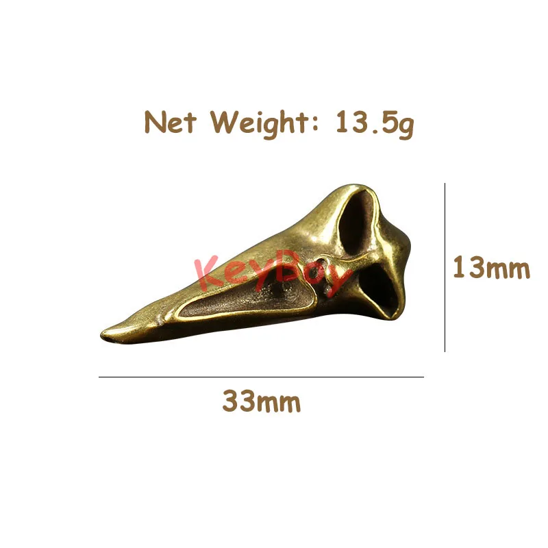 Латунный винтажный кулон в виде черепа и лица для ожерелья медный Забавный