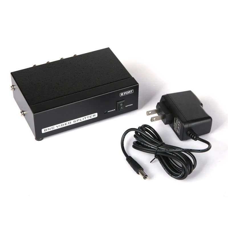

8Ports BNC Video Splitter 1 In 8Out Set-top box Surveillance Camera HD Input Computer TV Projector Simultaneously Display Output