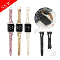 suitable for apple watch banb womens color watch strap 5 4 44mm 42mm 40mm 38mm strap for iwatch 3 2 1 wrist strap real leathe