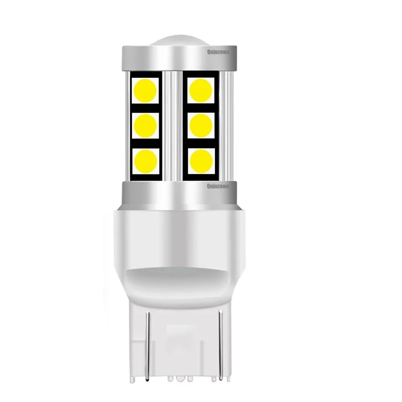 1 шт. маленький размер T20 7443 W21/5 Вт 15 SMD 3030 Светодиодные Автомобильные поворотники