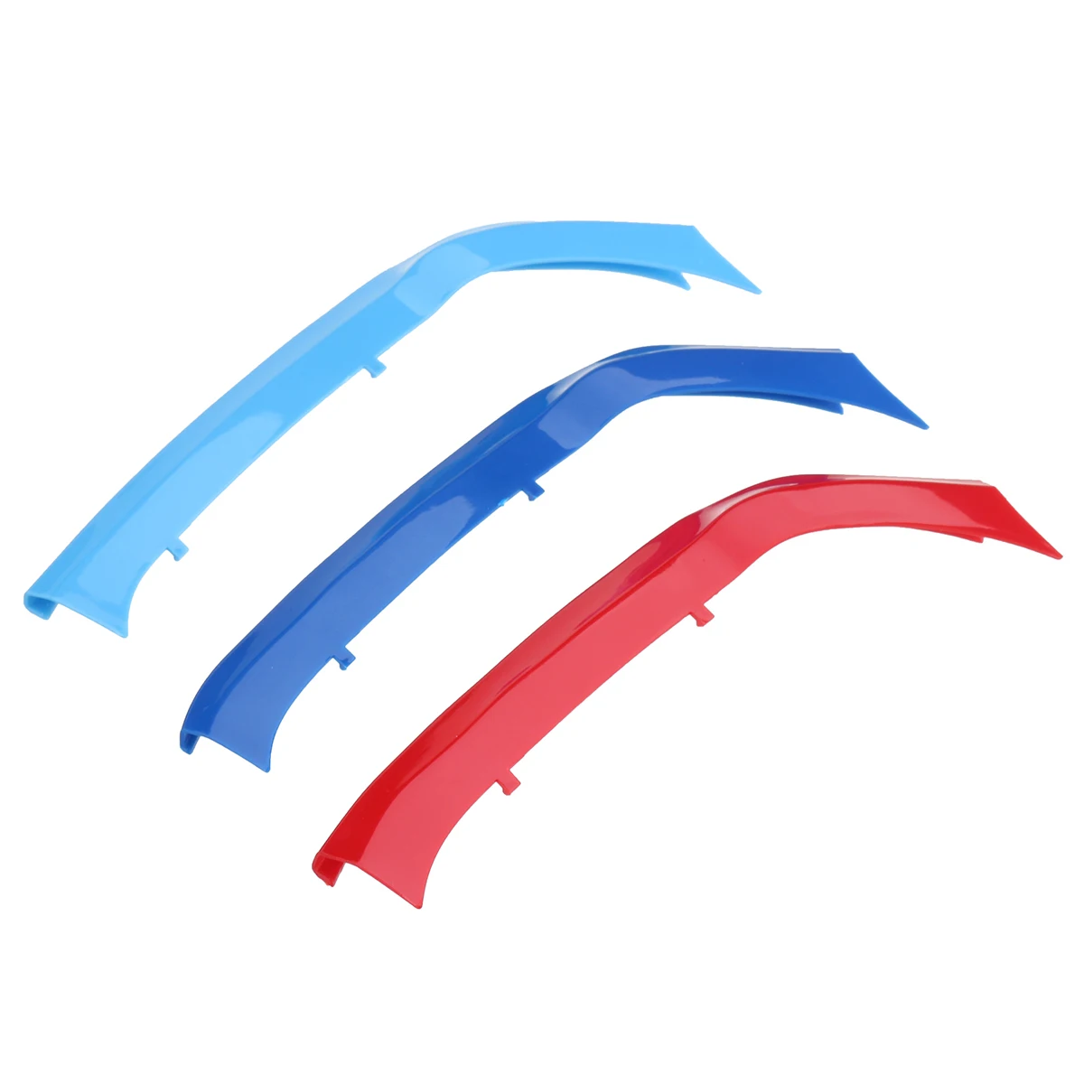 3 шт. Трехцветная Пластиковая передняя Центральная решетка радиатора для BMW 1