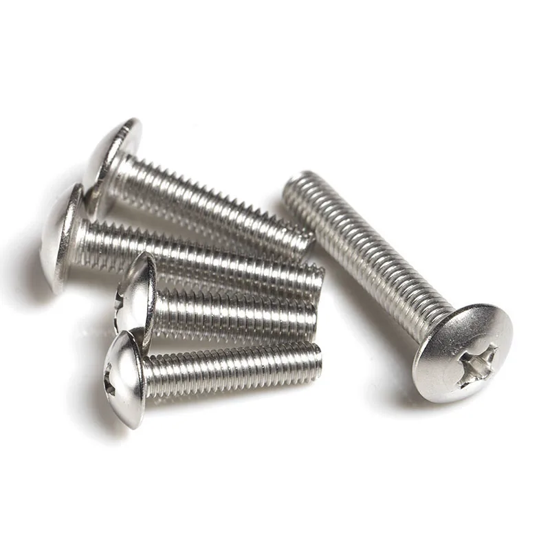 304 нержавеющая сталь крест большие болты с плоской головкой M2.5 длина 4-20 мм Крест