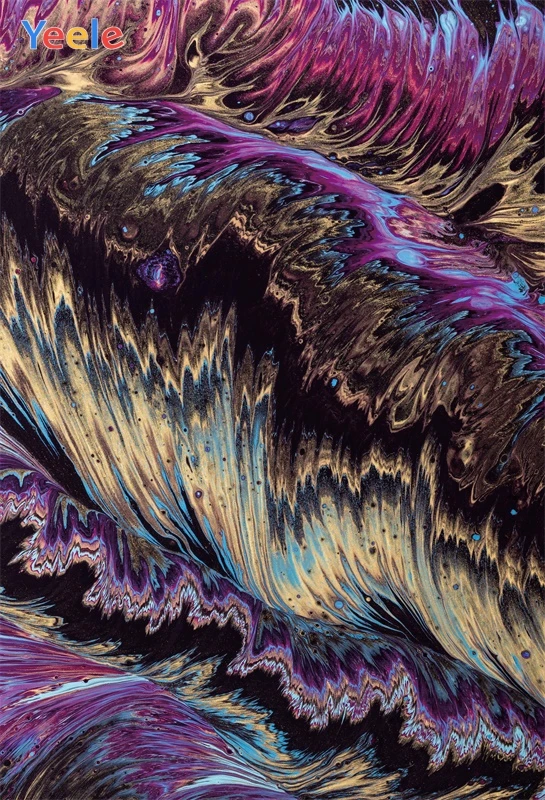 Yeele красочный крутой узор Детские вечерние украшения стены фотографии фоны