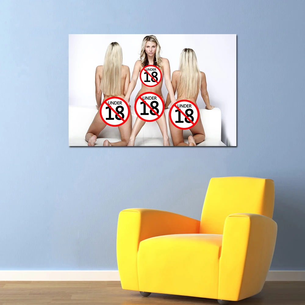 Популярные модели светлых красавиц плакат на холсте Современный домашний декор