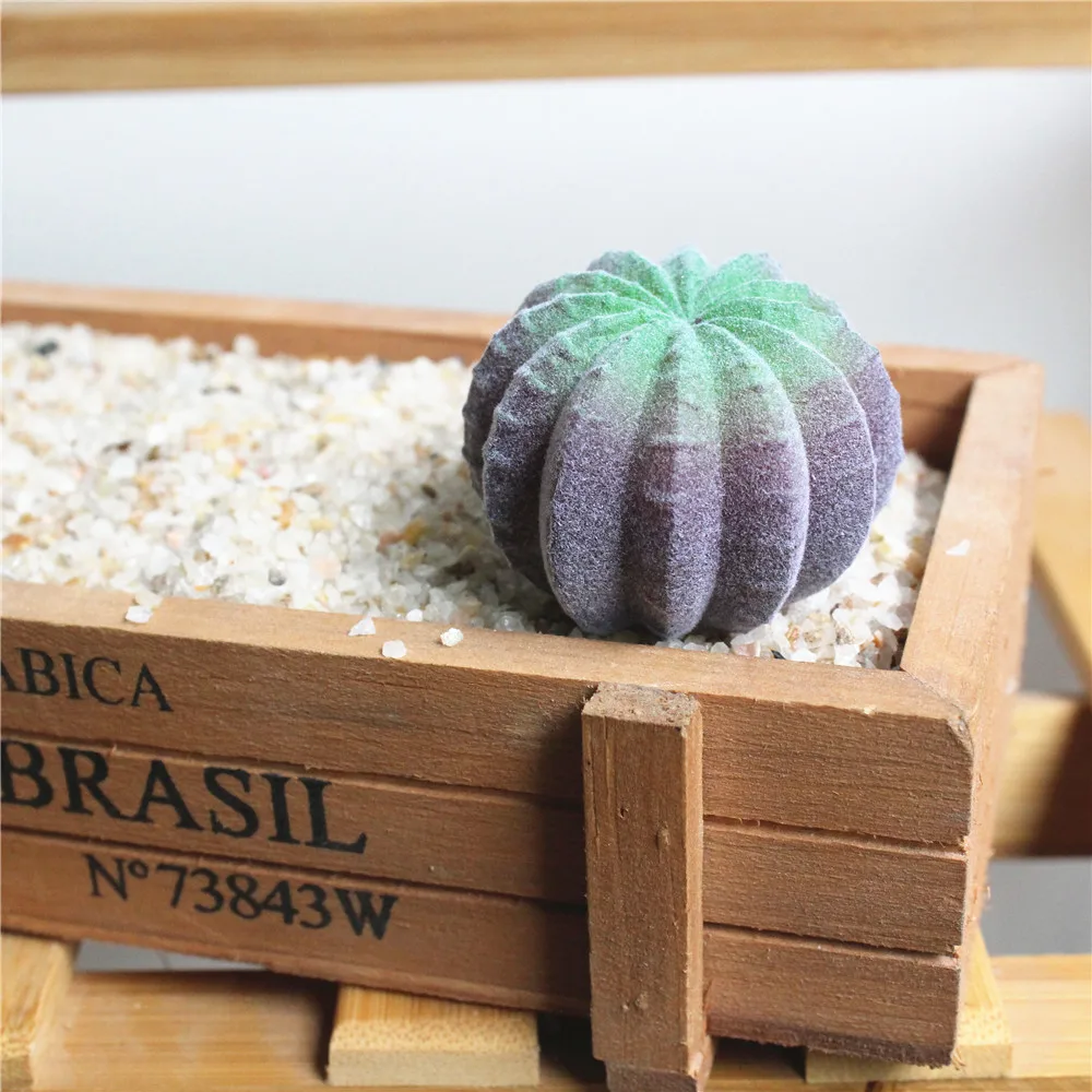 Высота = 6 см диаметр 45 мм Искусственные кактусы суккуленты для украшения дома