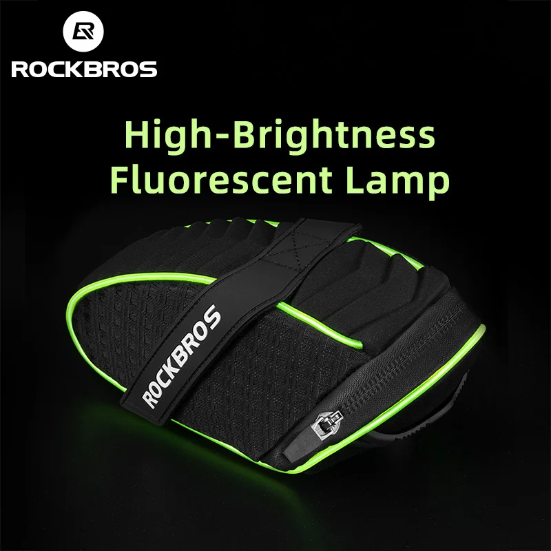 

Велосипедное седло ROCKBROS, портативная ульсветильник вместительная флуоресцентная водонепроницаемая сумка для заднего кармана, Аксессуары ...