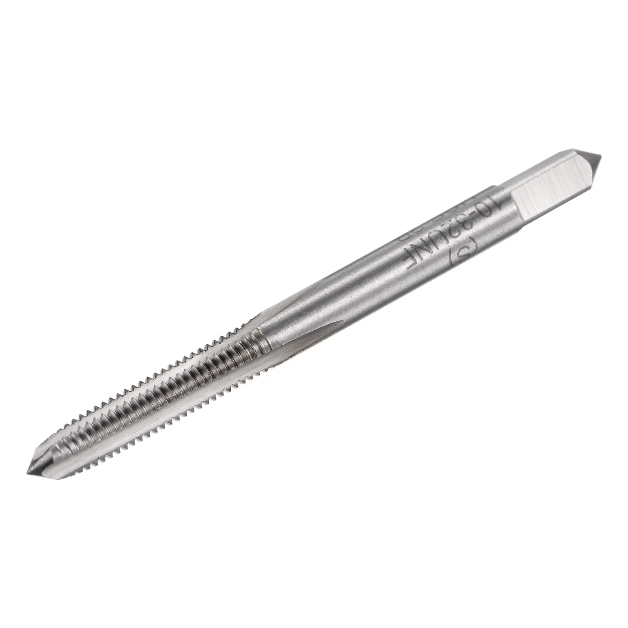 

Uxcell Thread Milling Tap 10-32 UNF, M42 HSS (High Speed Steel) Uncoated 3 Straight Flutes Machine Screw Threading Tap 2B