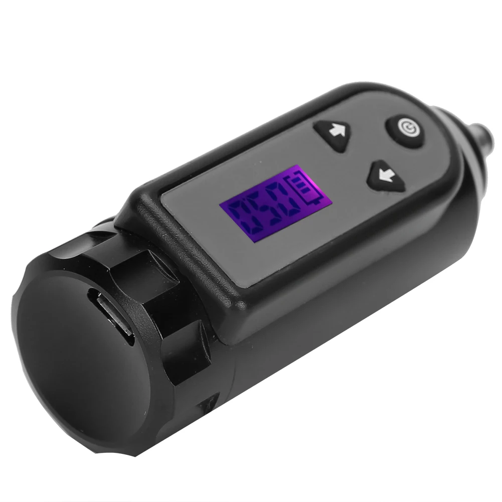 

Wireless Tattoo Machine Power Supply LCD Strong Motor Tattoo Pen Machine Battery RCA/DC Interface Professional Tattoo Gun Supply