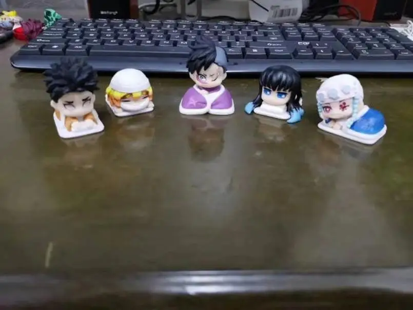 

5pcs/set Q.ver Kimetsu no Yaiba Nezuko Tanjirou Zenitsu Giyuu Inosuke PVC Action Figure Anime Demon Slayer Figurine Toys 5cm