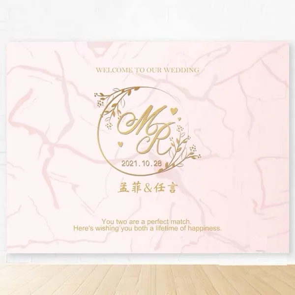 Бесплатная доставка 1 шт. пользовательское имя Дата приветственная доска