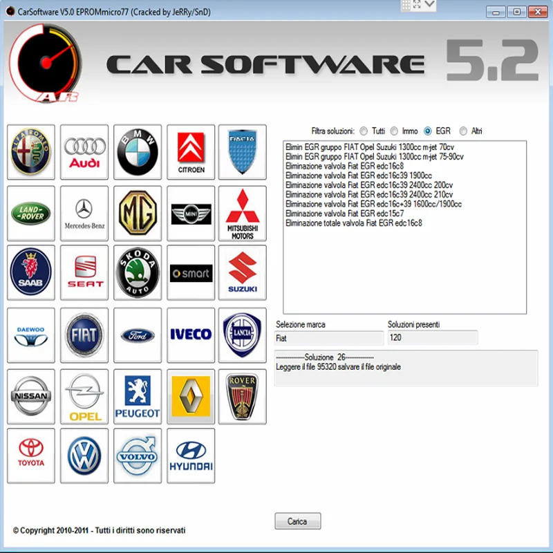 

2022 Hot selling Car Software V5.2 EPROMmicro77 Activation CarSoftware 5.2 ( Immo Off, EGR Off and Hot Start Fix Tool )