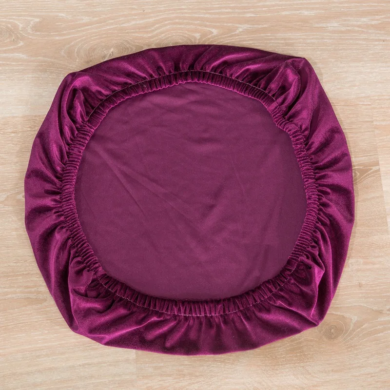 Новинка серебристый бархатный раздельный чехол для офисного кресла на заднее