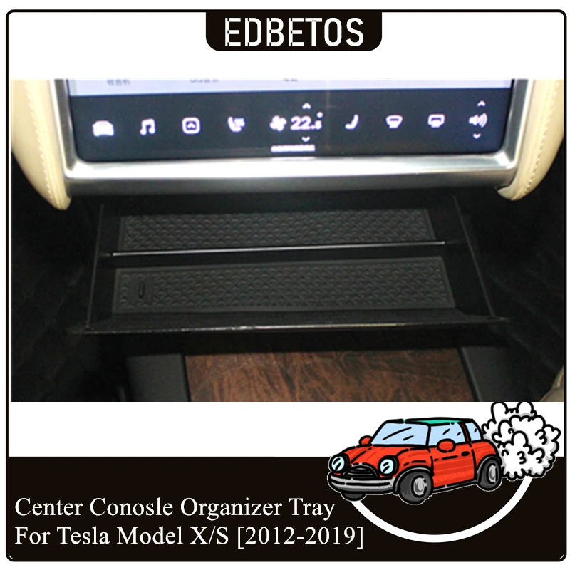 Для Tesla Model X 2012 2013 2014 2015 2016 2017 2018 2019 коробка для хранения переднего пола S