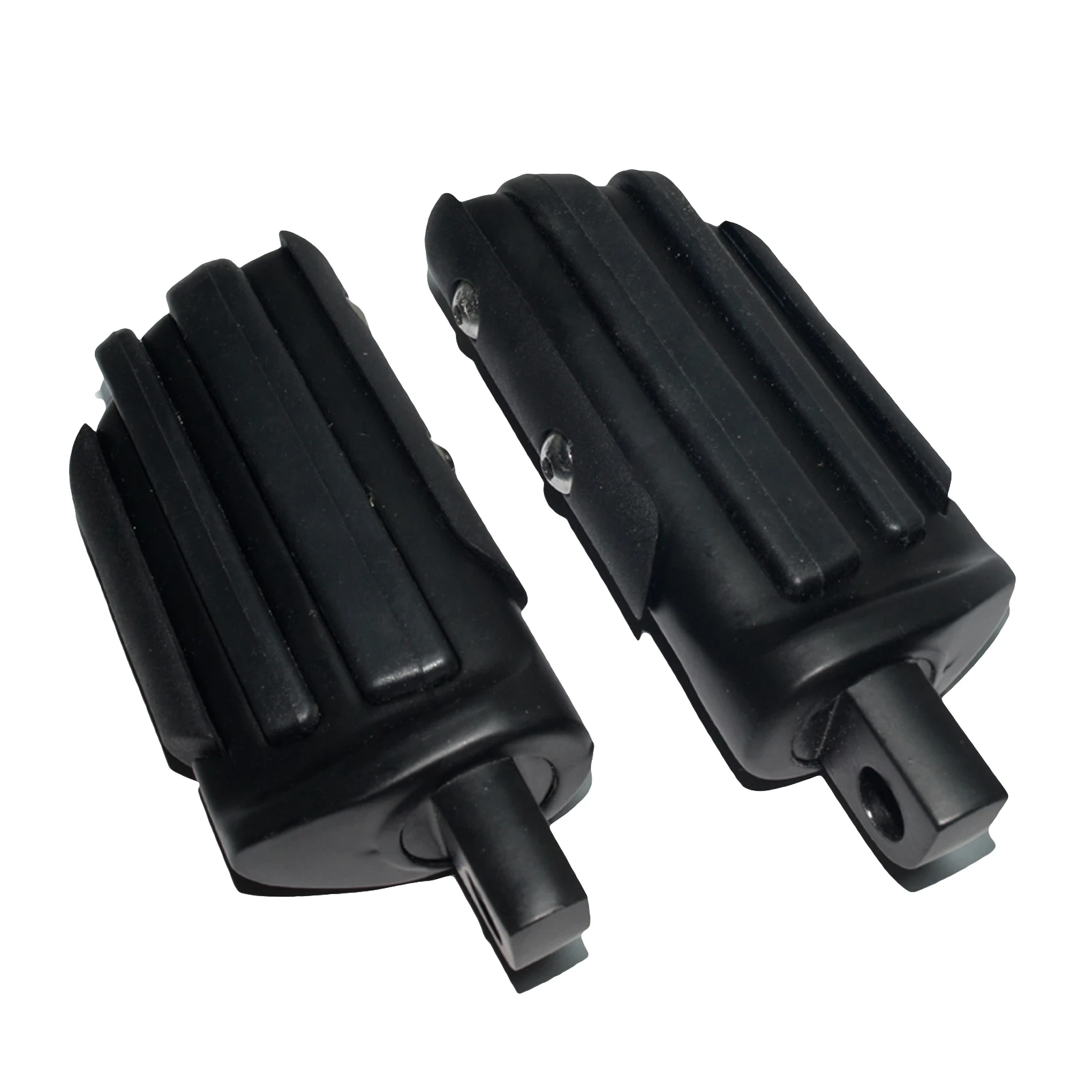 Male Mount Motorcycle Rubber Footrest Footpegs Floorboard For Harley Iron XL 883 1200 Street 750 500 Touring Custom Dyna Softail