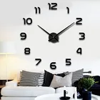 Акриловые настенные часы сделай сам, 3D зеркальные часы для гостиной, украшение для дома, Современный домашний декор, настенные часы для кабинета или встречи, Подвесные часы, 2021